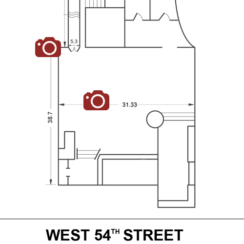 Remi Restaurant Floorplan