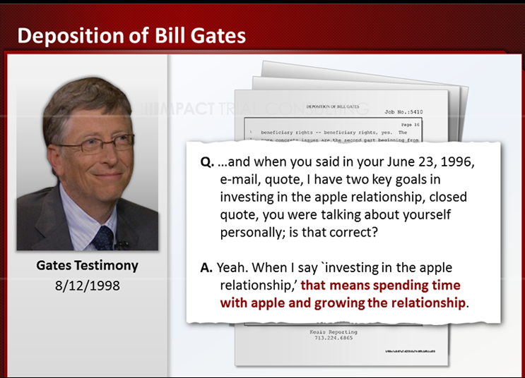 Deposition Excerpt