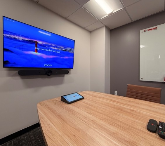Impact Boston office meeting room